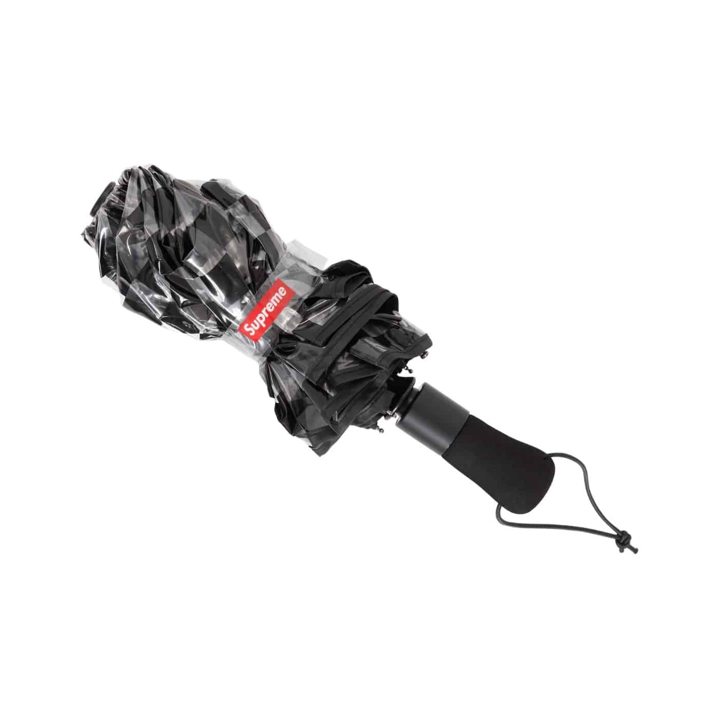 Supreme ShedRain Transparent Checkerboard Umbrella Black Supreme