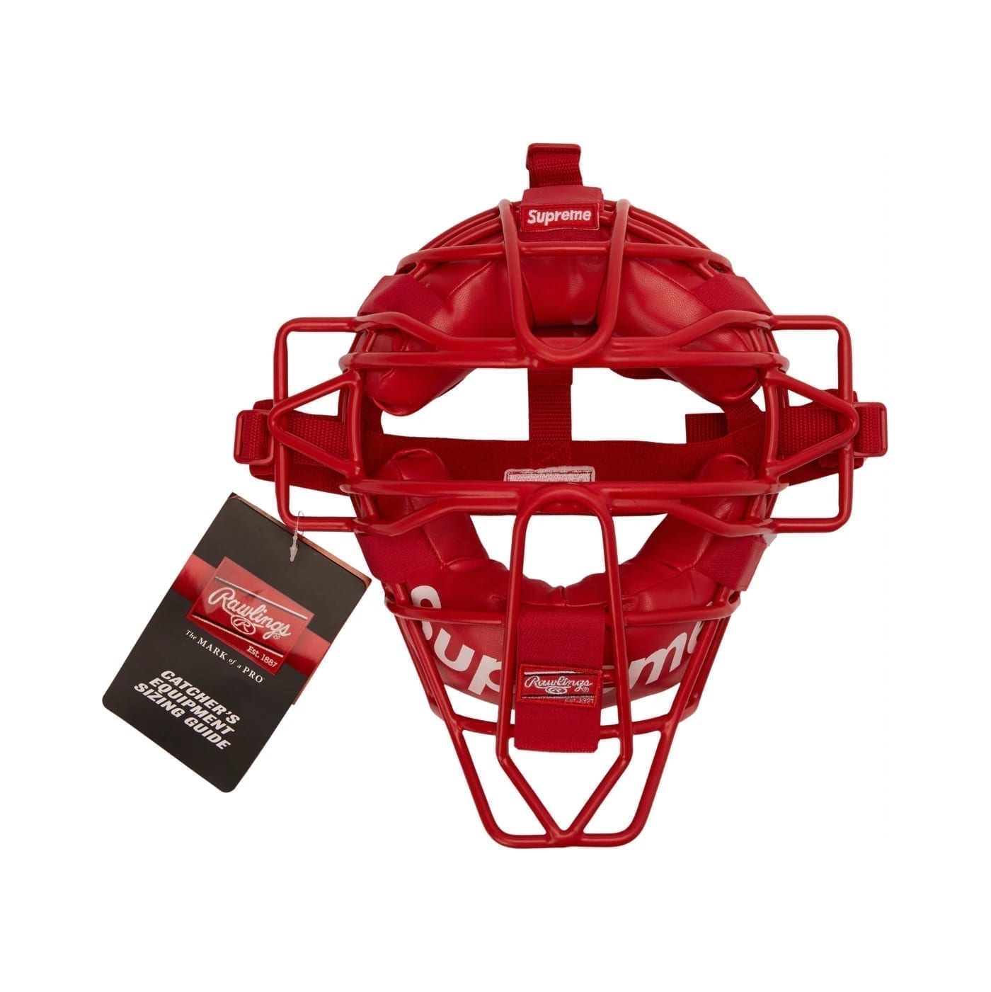 Supreme Rawlings Catcher's Mask Red