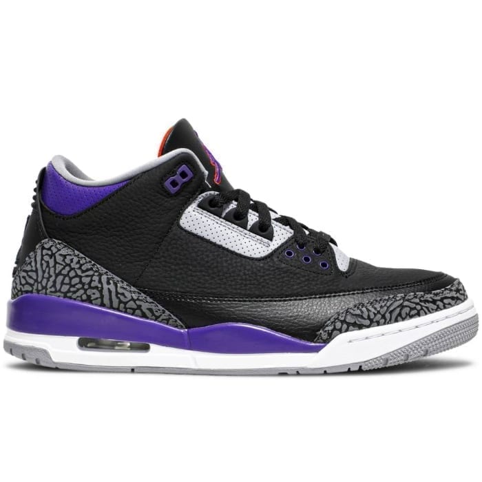 Air Jordan 3 Retro Black Court Purple (GS) Air Jordan