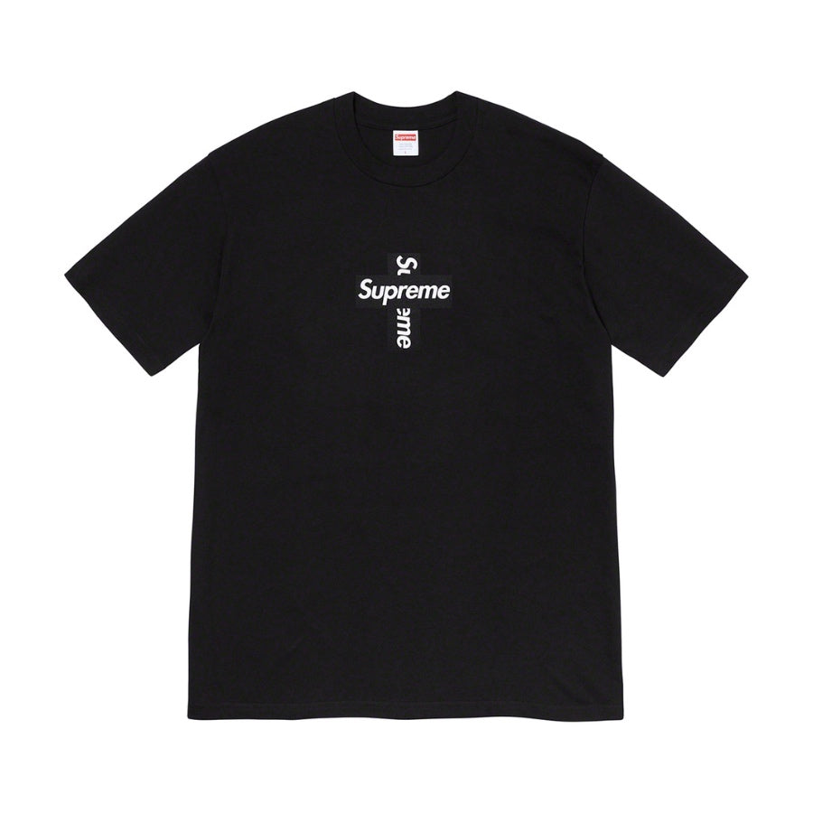 Supreme Cross Box Logo Tee Black Supreme