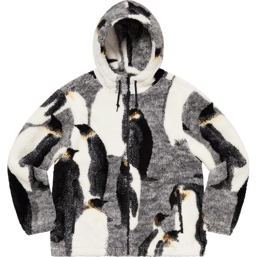 Supreme Penguins Hooded Fleece Jacket Black – CRUIZER