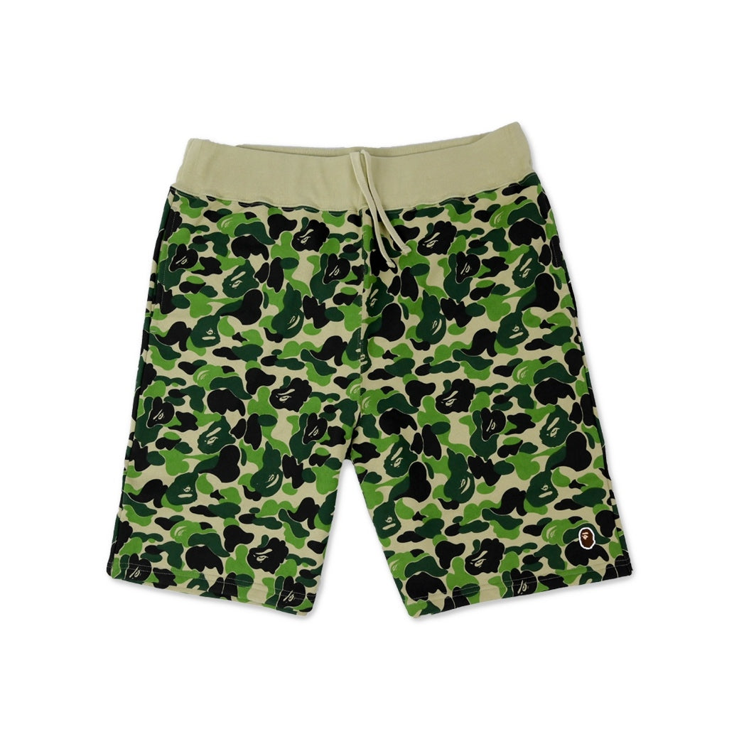 BAPE ABC One Point Sweat Shorts Green Bape