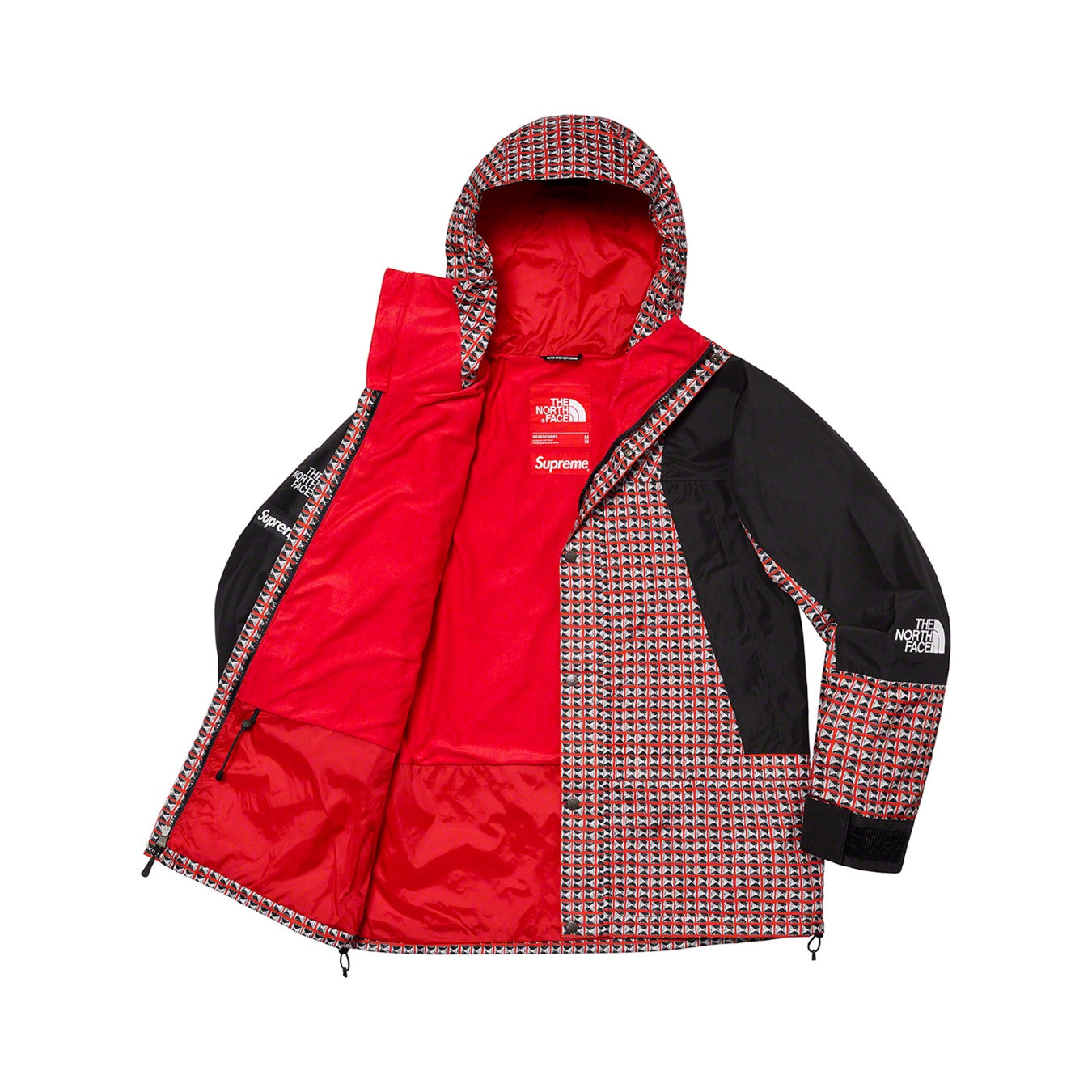 Supreme The North Face Studded Mountain Light Jacket Red Supreme