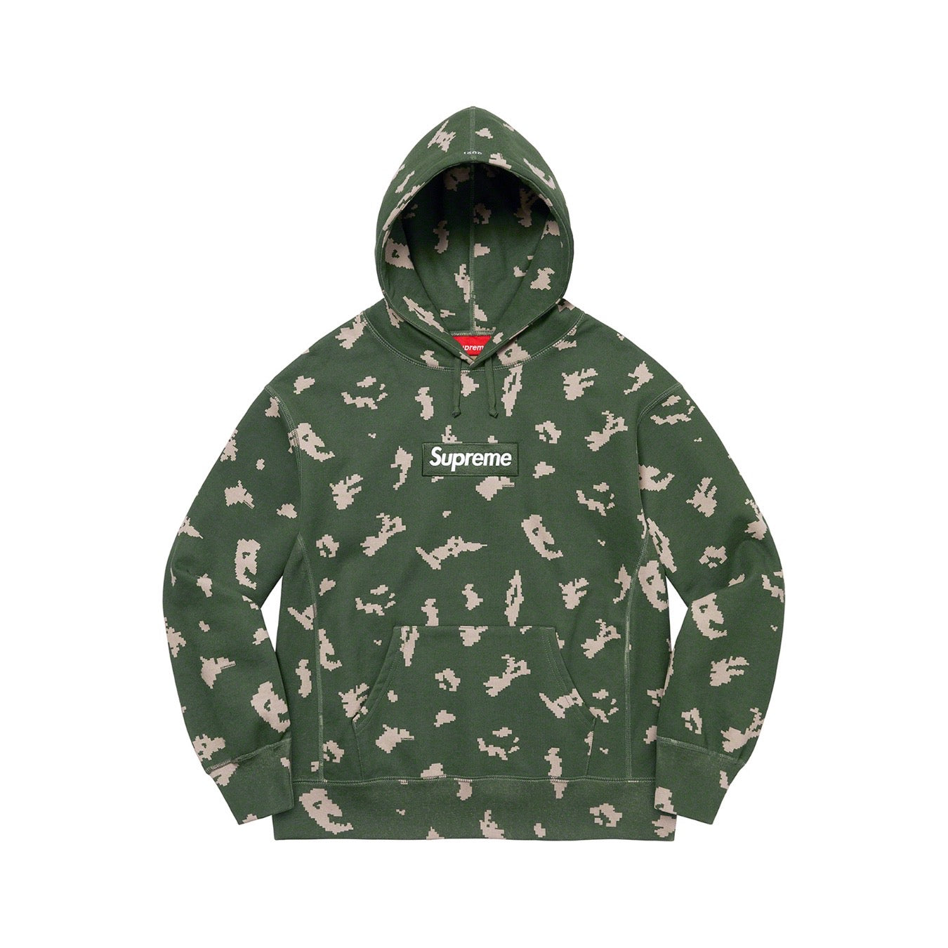 Supreme Box Logo Hooded Sweatshirt (FW21) Olive Russian Camo Supreme