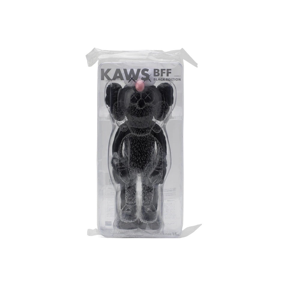 KAWS BFF Open Edition Vinyl Figure Black KAWS