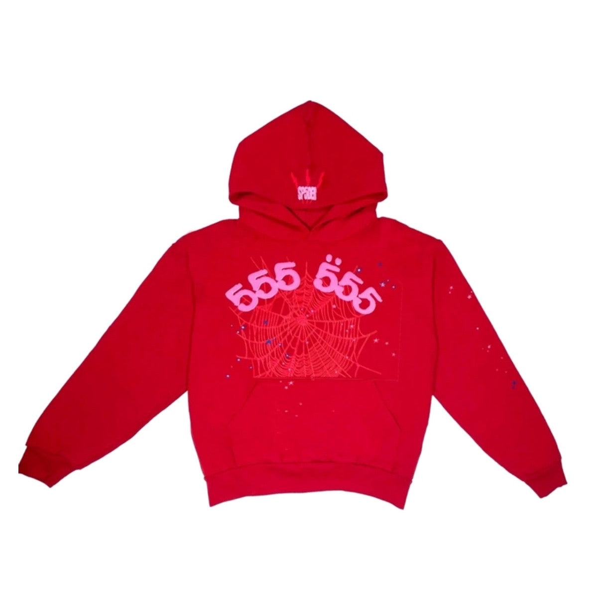 Sp5der Worldwide Red Angel Number 555 Hoodie Red – CRUIZER