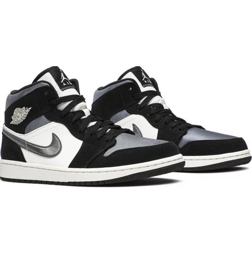 Air Jordan 1 Mid Satin Grey Toe Air Jordan