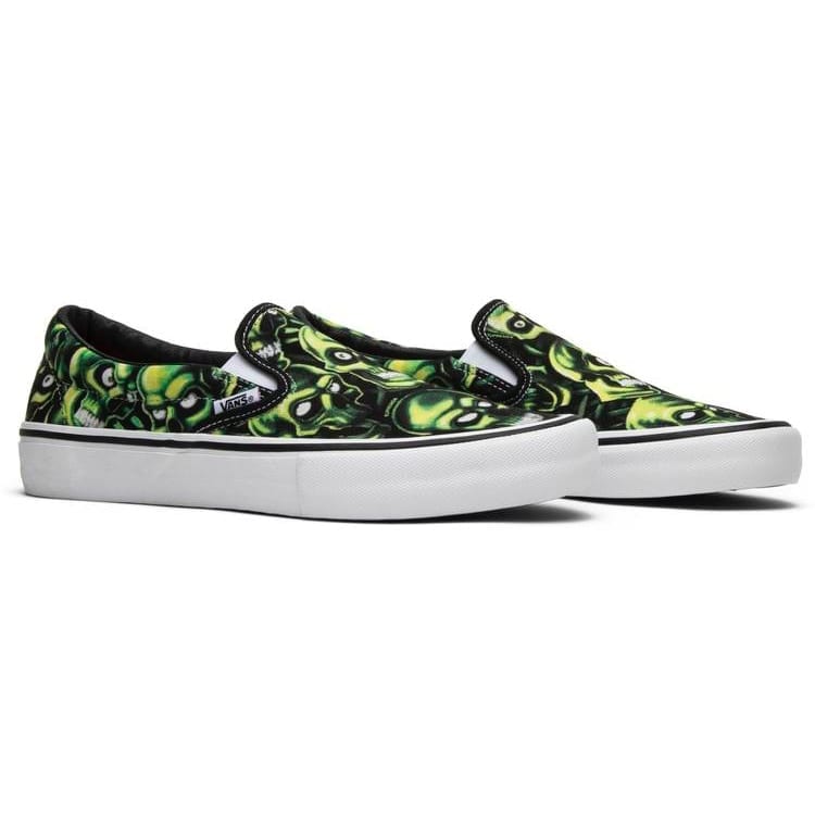 Vans Slip-On Supreme Skull Pile (Green) Supreme