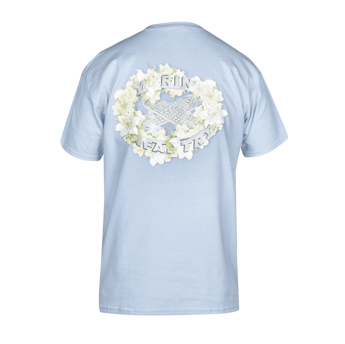 Marino Infantry Floral M Logo Tee Light Blue Marino Infantry