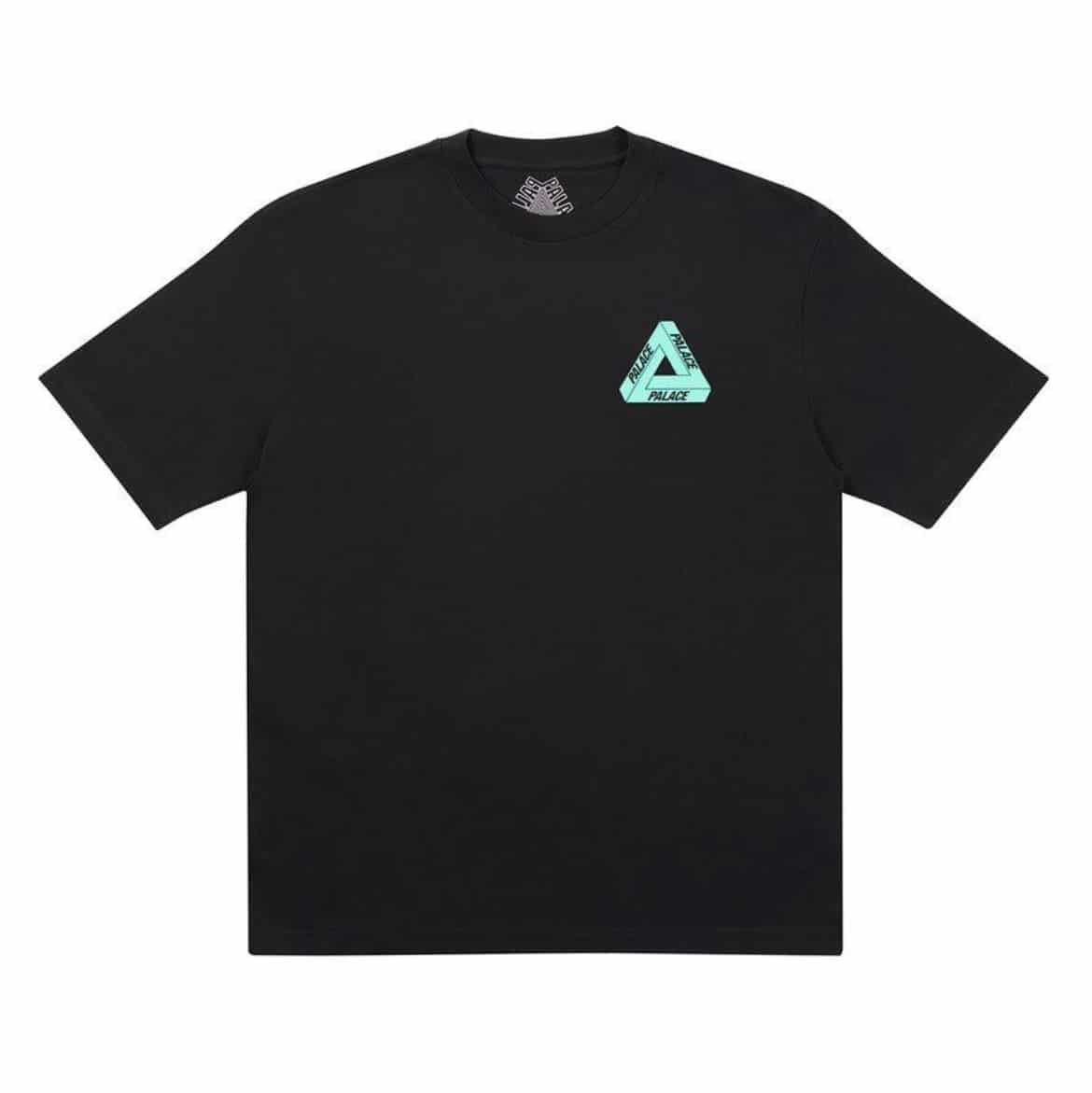 Palace Tri-To-Help T-Shirt Black/Teal Palace