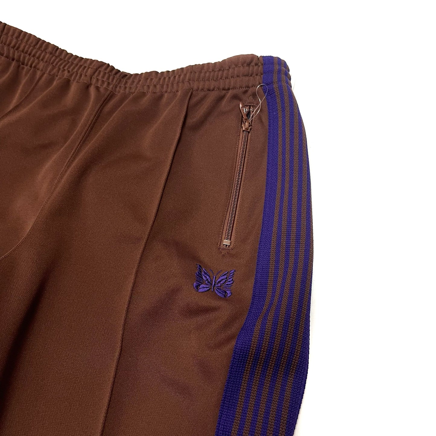 Needles Narrow Track Pant Brown Needles Narrow