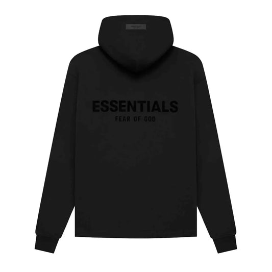 Fear of God Essentials Hoodie Stretch Limo Black