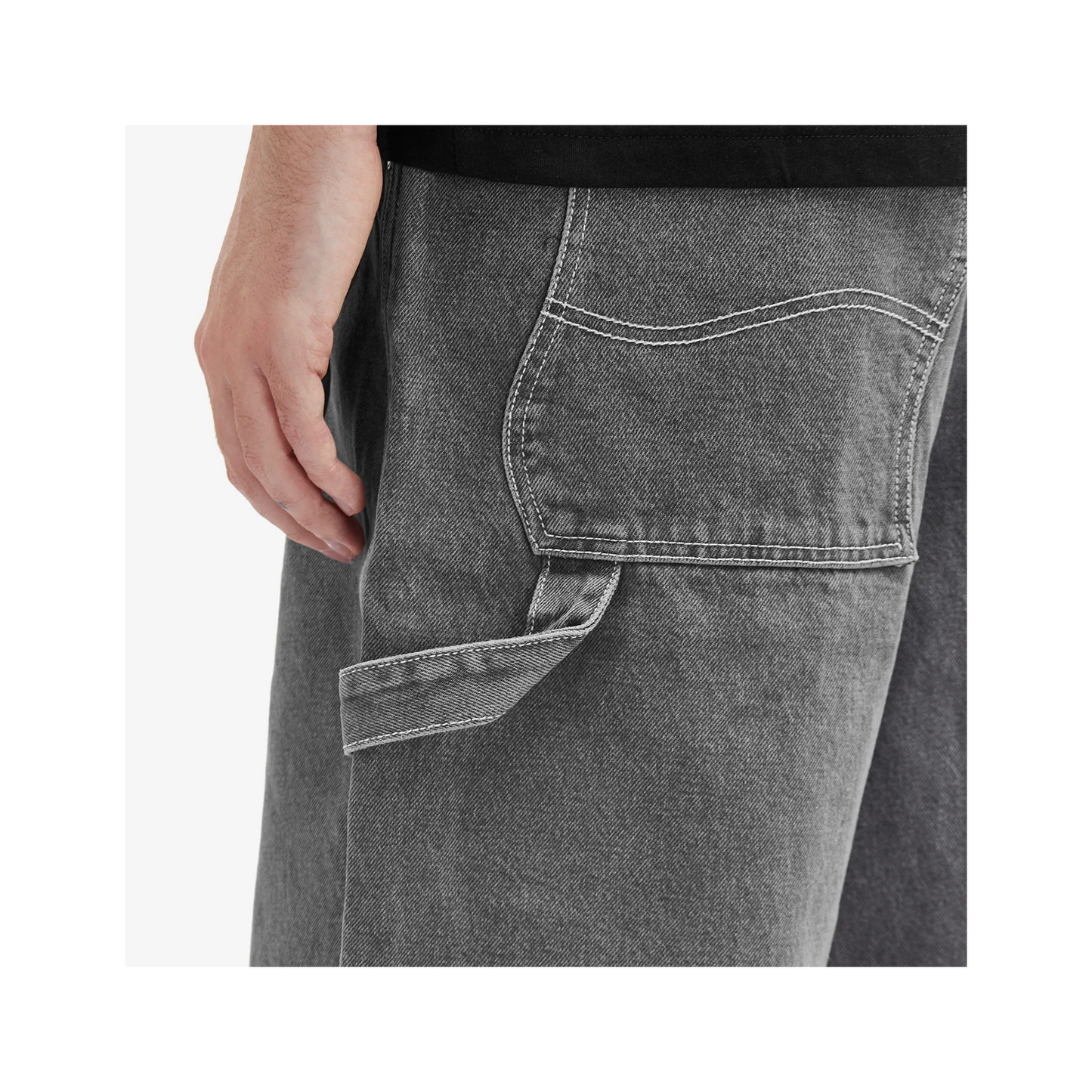 Dime Classic Denim Shorts Faded Black