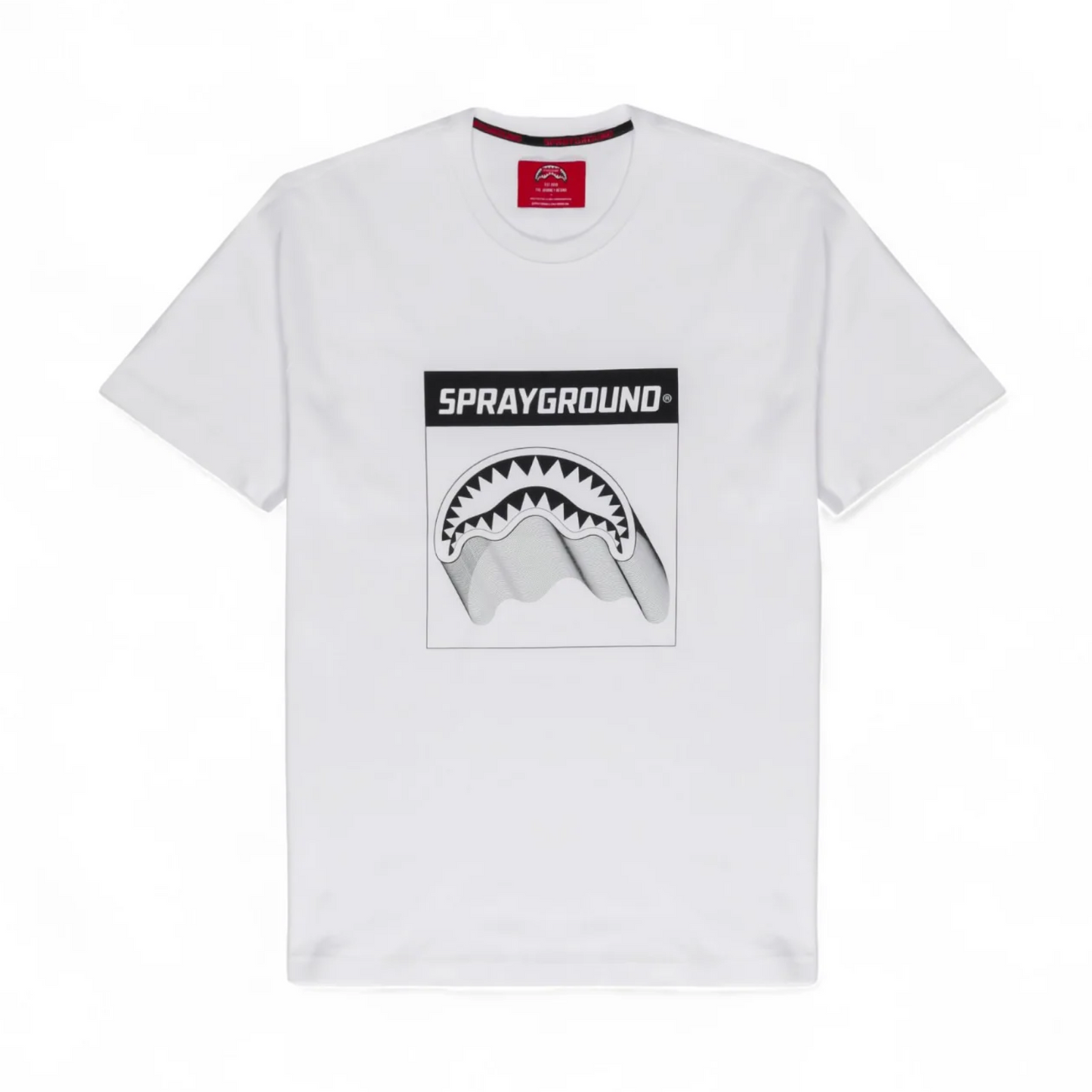Sprayground Shark Layer White Tee