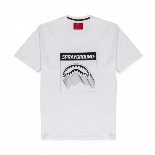 Sprayground Shark Layer White Tee