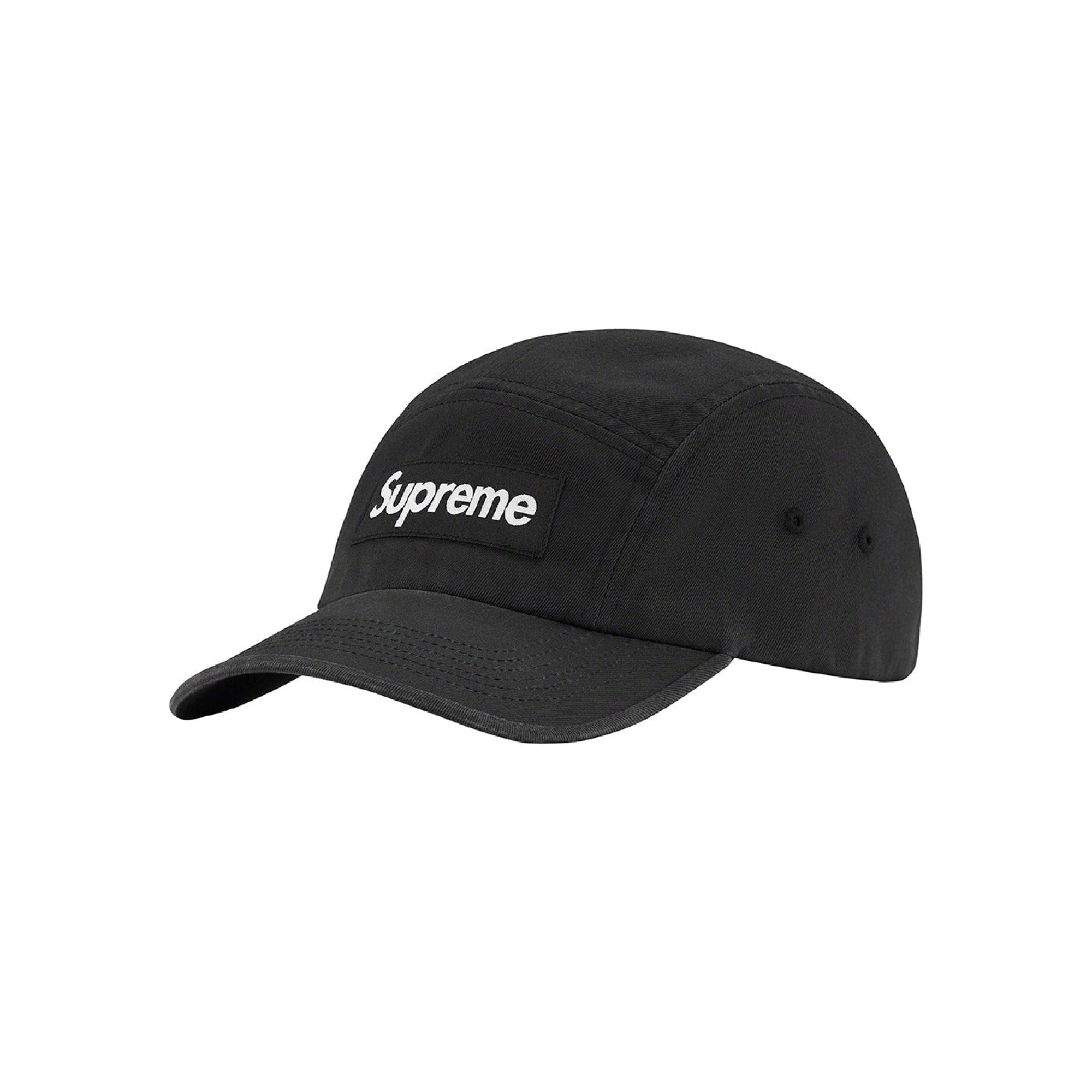 Supreme Washed Chino Twill Camp Cap (SS24) Black – CRUIZER