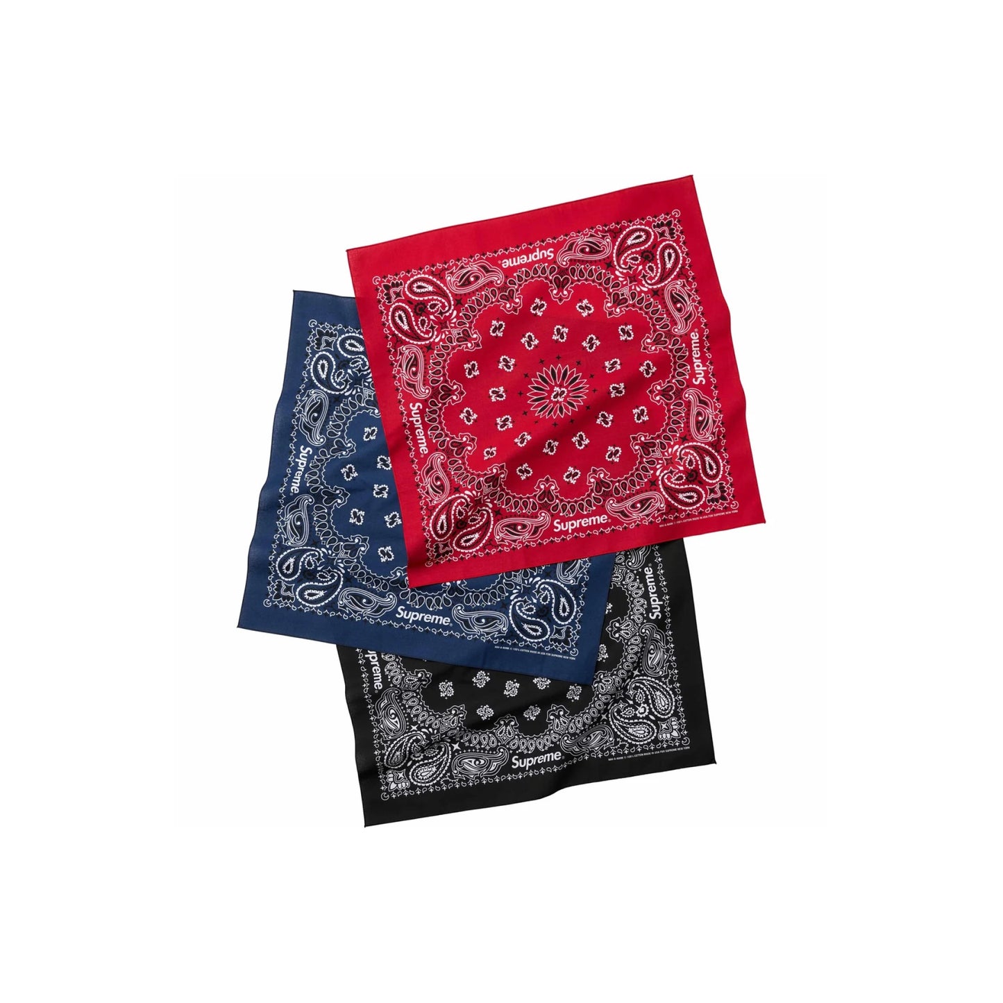 Supreme Hav-A-Hank Bandanas (3 Pack) Multicolor Supreme