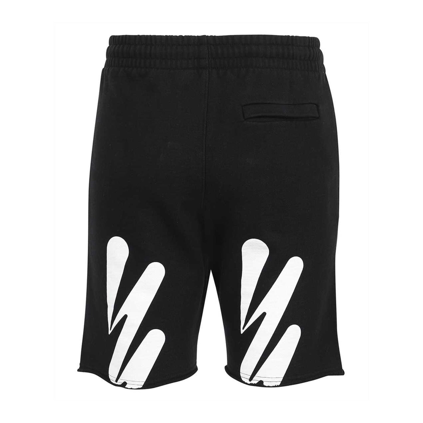 Off-White Wave Diagonal Shorts Black