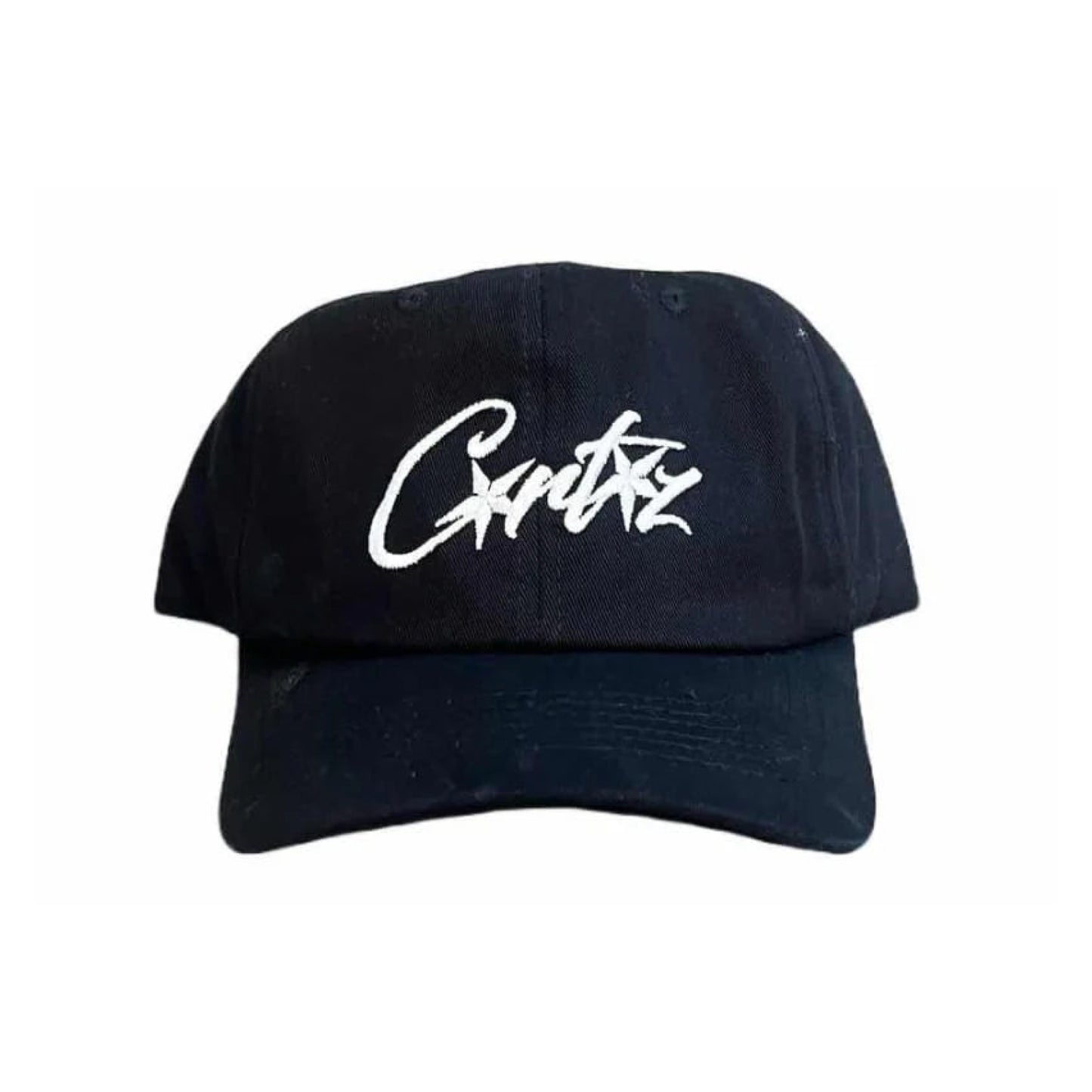 Corteiz 6-Panel Cap Black