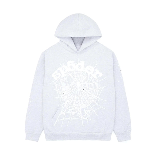 Sp5der OG Web Hoodie Heather Grey