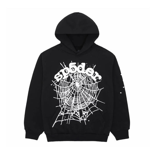 Sp5der OG Web Hoodie Black