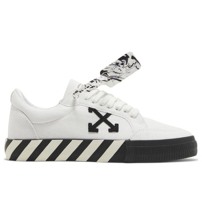 Off-White Vulcanized Low Canvas White Black