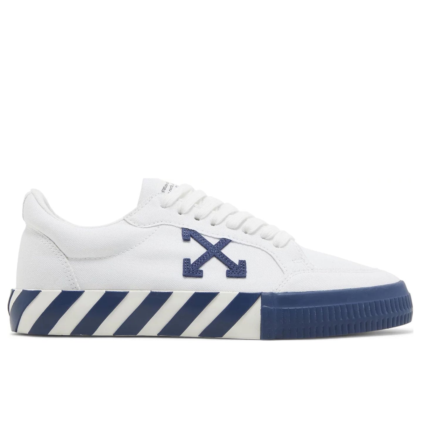 Off-White Vulcanized Low White Blue Canvas