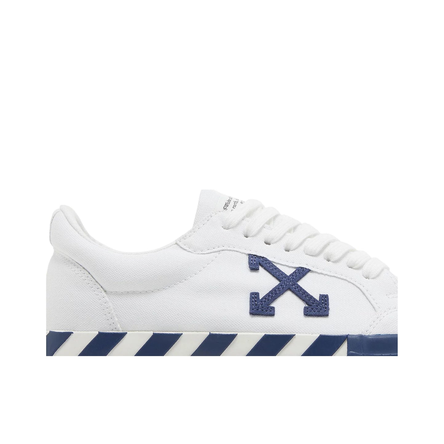 Off-White Vulcanized Low White Blue Canvas