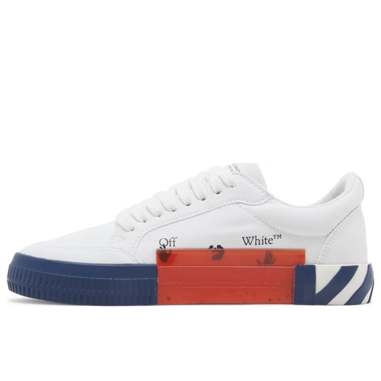 Off-White Vulcanized Low White Blue Canvas