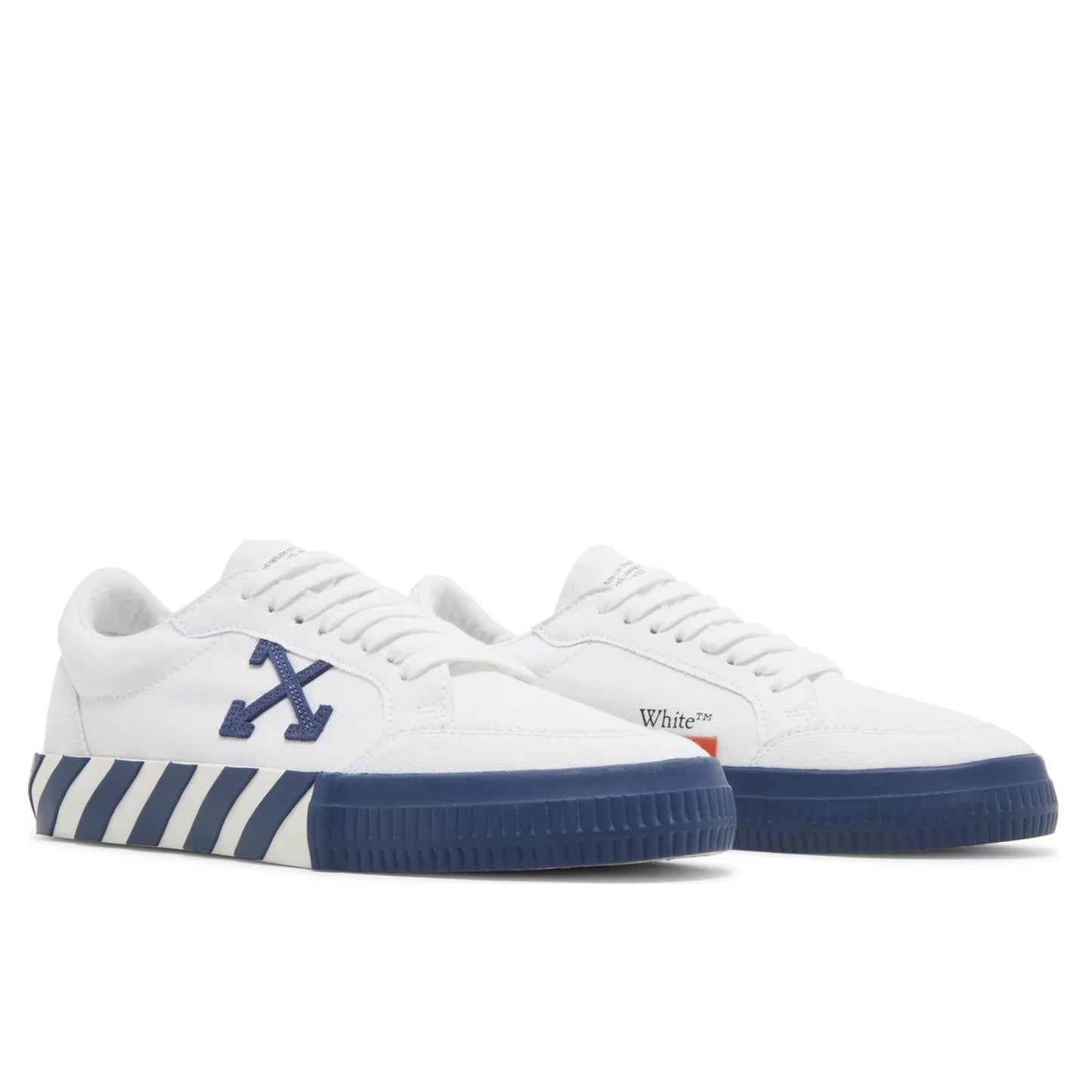 Off-White Vulcanized Low White Blue Canvas