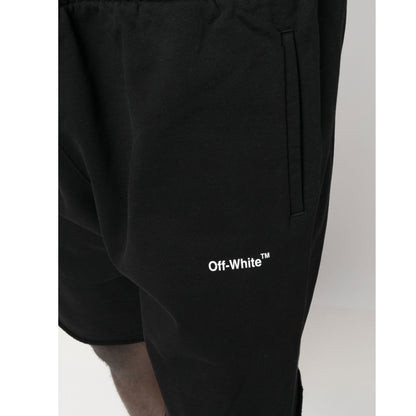 Off-White Stencil Arrows Sweatshorts Black