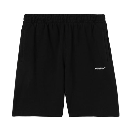 Off-White Chain Arrow Sweatshorts Black