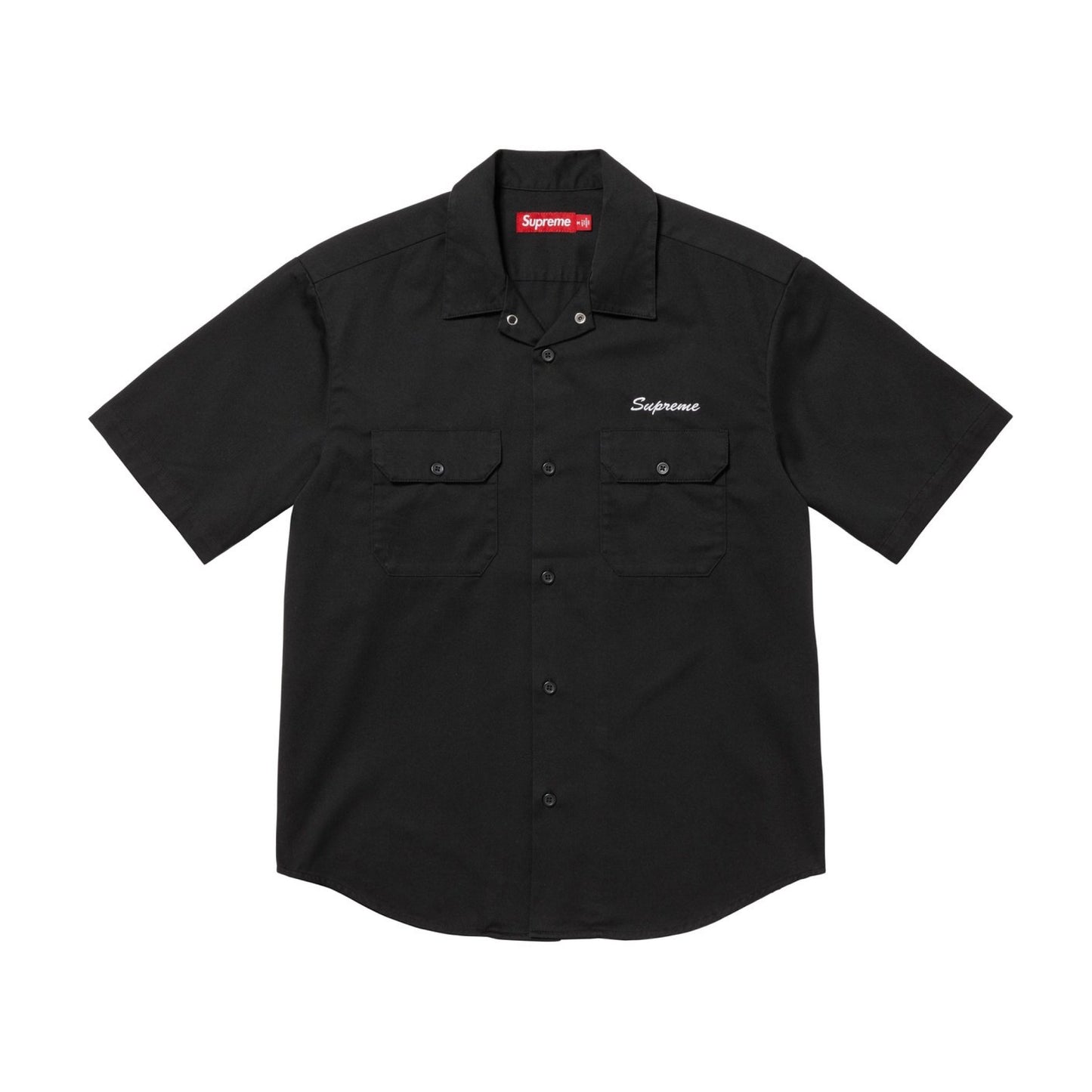 Supreme Rhinestone Pin Up S/S Work Shirt