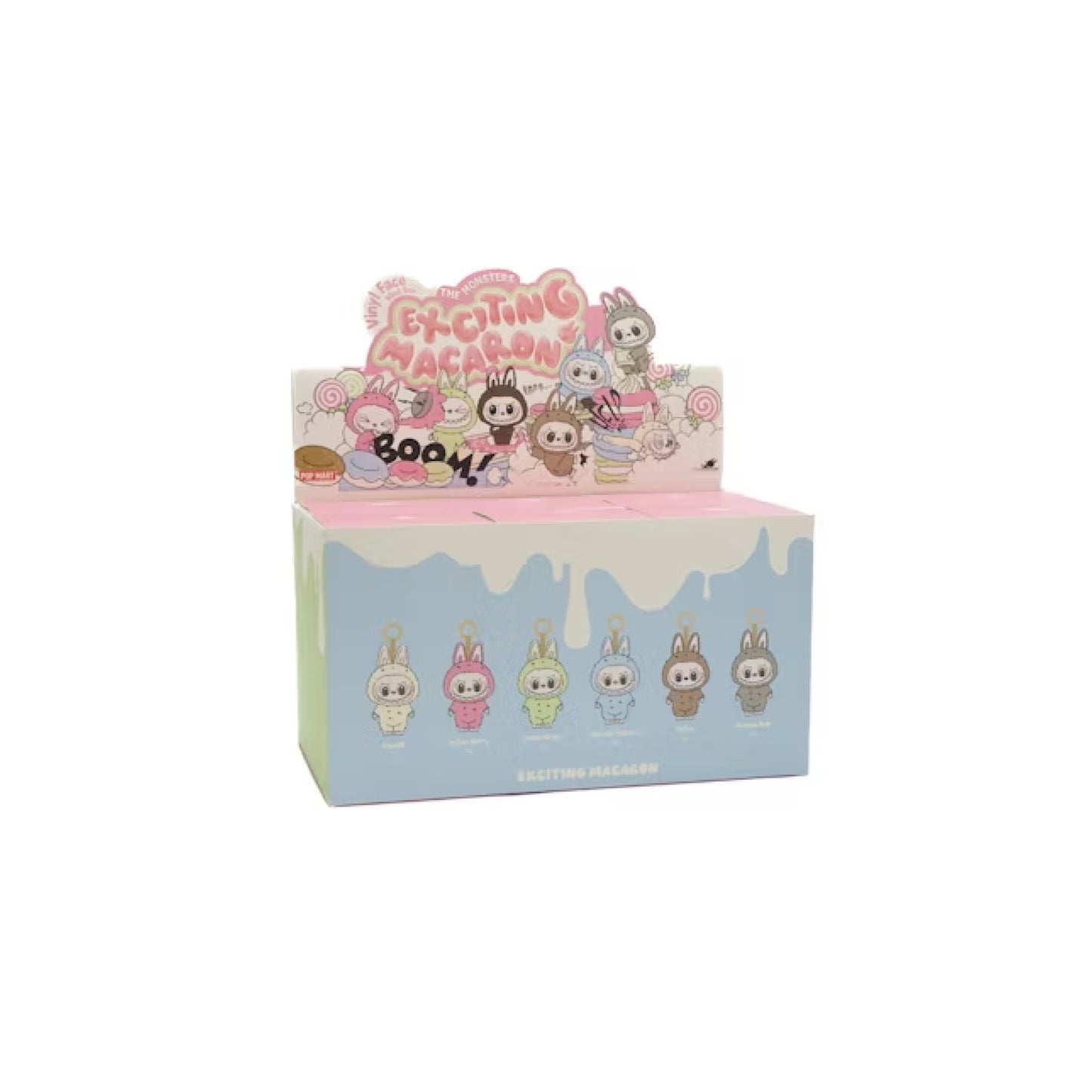 Pop Mart Labubu The Monsters Exciting Macaron Vinyl Face Sealed Case (6 Blind Boxes)