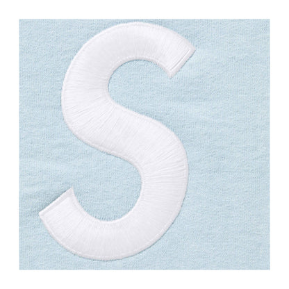 Supreme S Logo Zip Up Hooded Sweatshirt (FW25) Light Blue