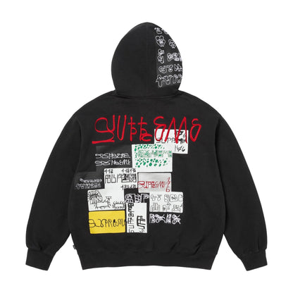 Supreme 176 Zip Up Hooded Sweatshirt Black