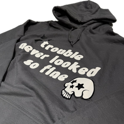 Nina Janova Comfy Club Puff Hoodie Grey