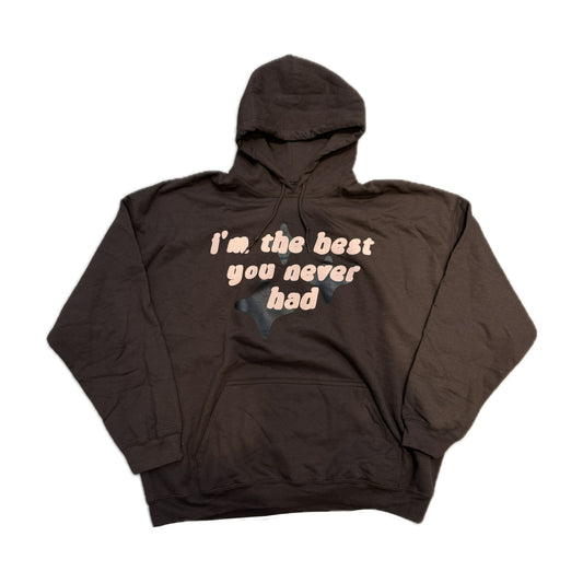 Nina Janova Comfy Club Puff Hoodie Brown