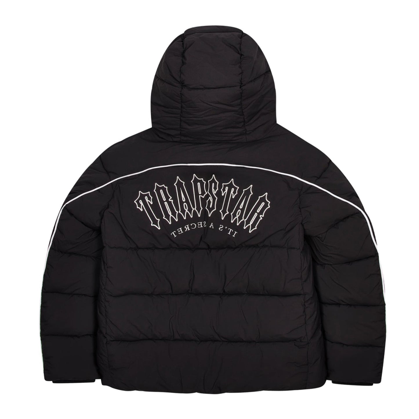 Trapstar Irongate Arch Pipping Puffer Jacket Black