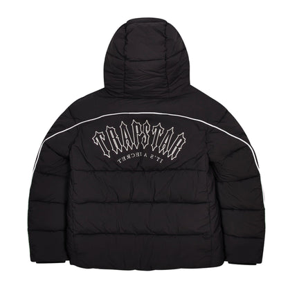 Trapstar Irongate Arch Pipping Puffer Jacket Black