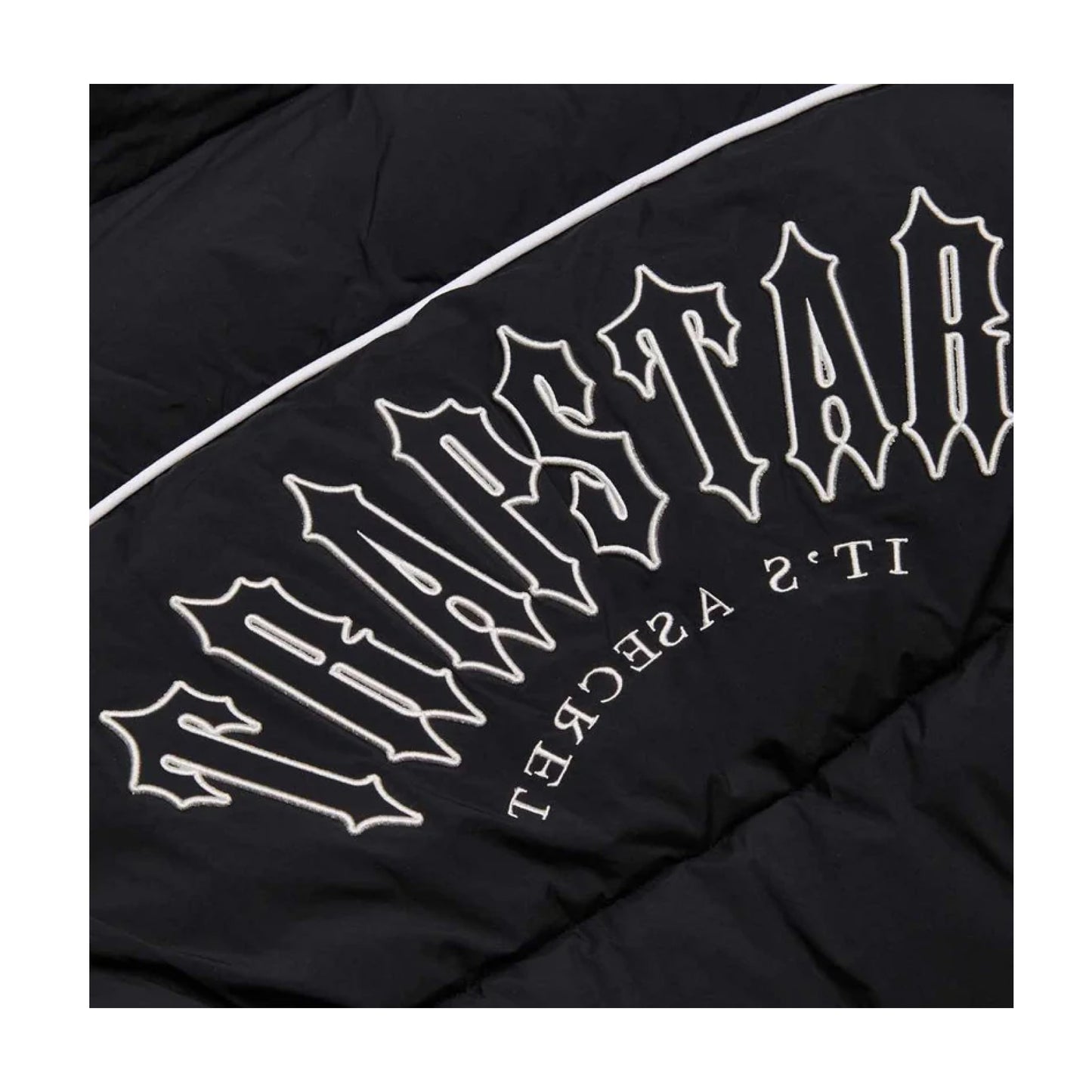 Trapstar Irongate Arch Pipping Puffer Jacket Black