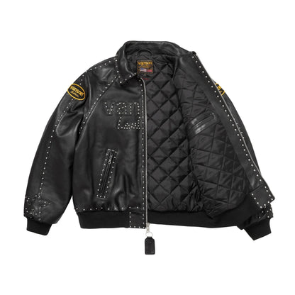 Supreme Vanson Leathers B.B Simon Jacket (FW25) Black