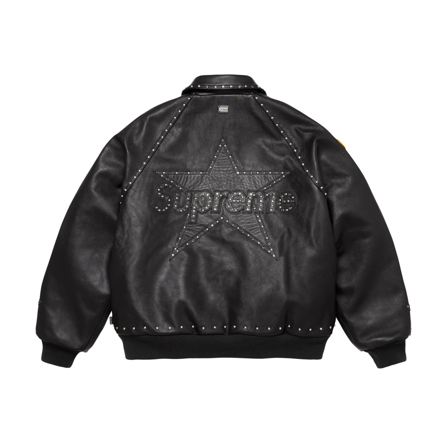 Supreme Vanson Leathers B.B Simon Jacket (FW25) Black