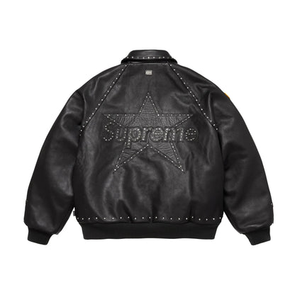 Supreme Vanson Leathers B.B Simon Jacket (FW25) Black