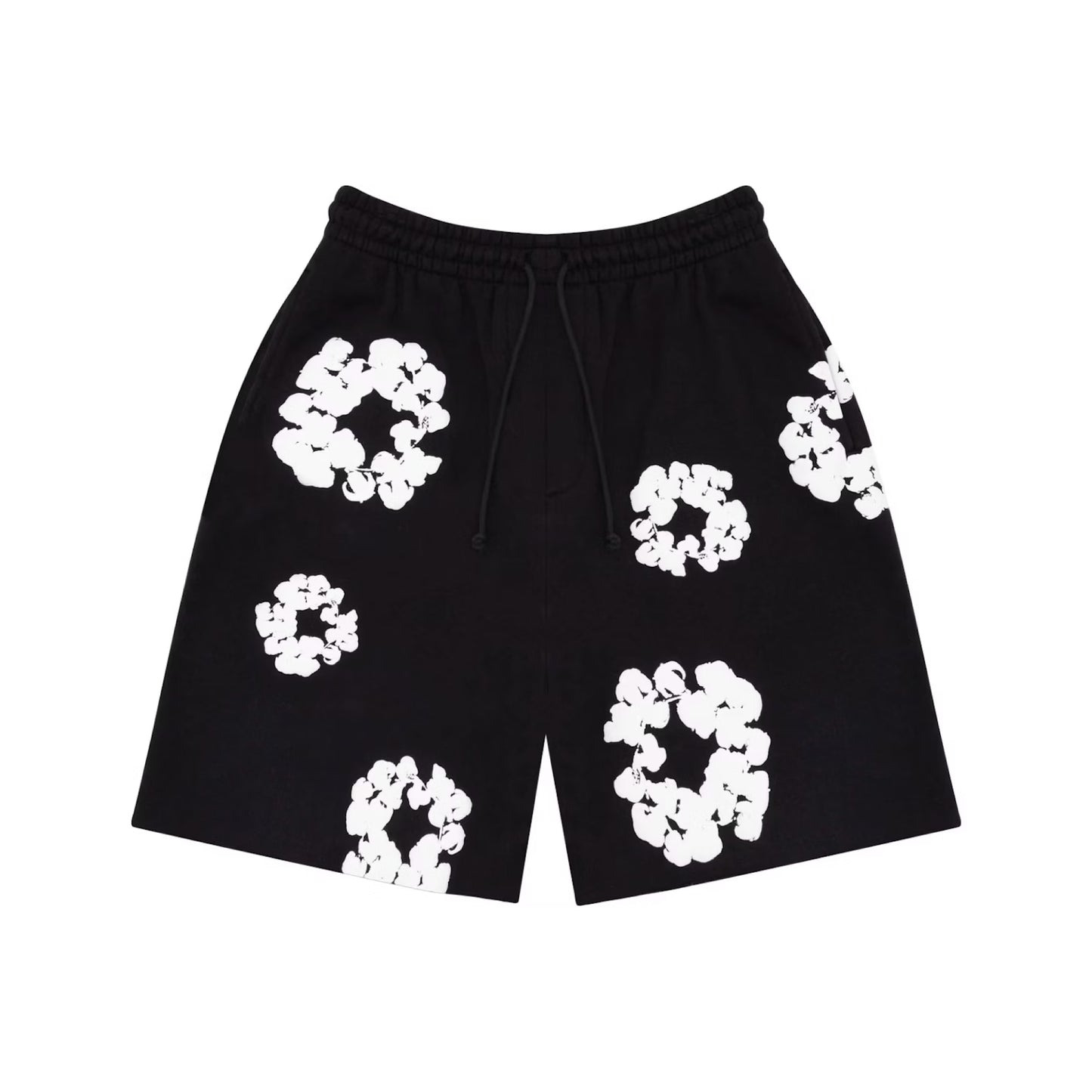 Denim Tears The Cotton Wreath Shorts Black