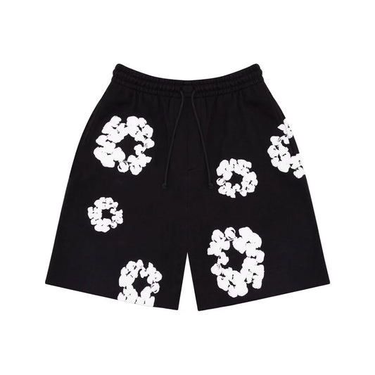 Denim Tears The Cotton Wreath Shorts Black