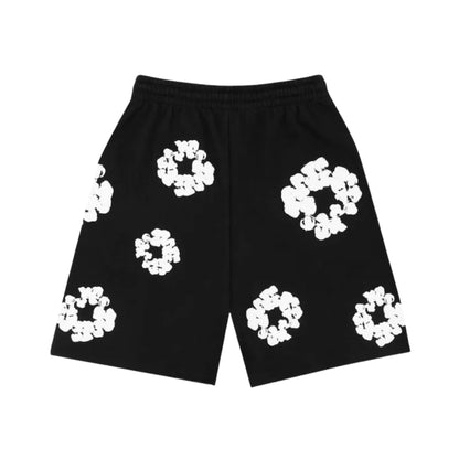 Denim Tears The Cotton Wreath Shorts Black