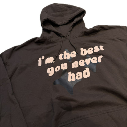 Nina Janova Comfy Club Puff Hoodie Brown
