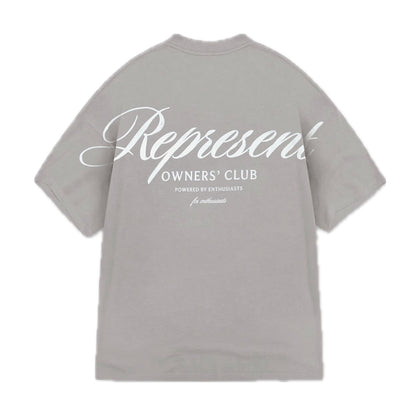 Represent Owners Club Script Tee Slate