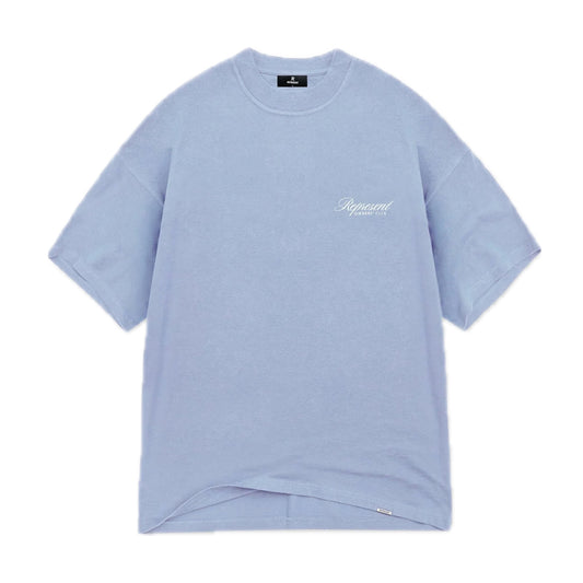 Represent Owners Club Script Tee Dusty Blue